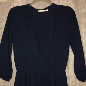 Nordstrom/LUSH navy blue sleeve dress